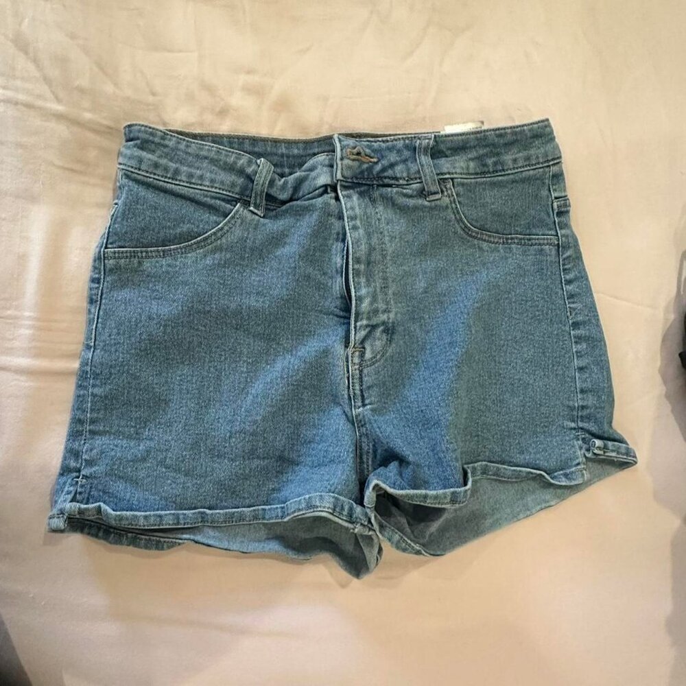 Soft denim shorts